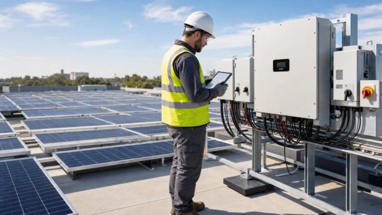 Commercial Solar Power Installation